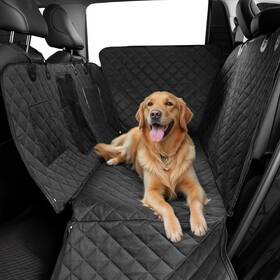P1002 Pawander Dog Car Seat Cover For Back With Mesh Window Waterproof Scratchproof