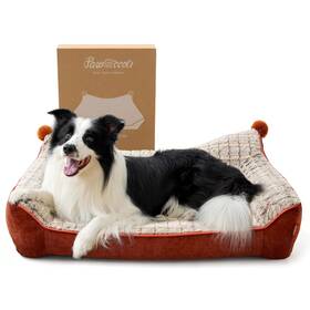 Pawccoli Pcl-db01a Orthopedic Dog Bed For Large Sized Dogs Waterproof Supportive Egg Crate Foam