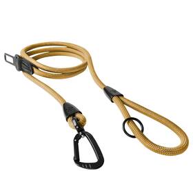 B0f8qdkkv4 Paws Passion Pawspassion 6ft Rope Dog Leash With Seat Belt Buckle - Heavy Duty 2-in-1