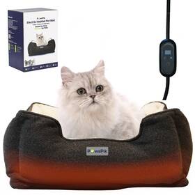 Pspk-hb01 Pawspik Heated Cat Bed Dog For Pets Indoor Electric Pet Warmer C