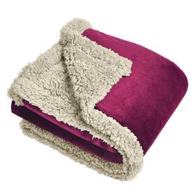 Pawsse 730440427739 Pet Blanket For Small Medium Dog Puppy Cat Reversible Flannel Fleece Sherpa