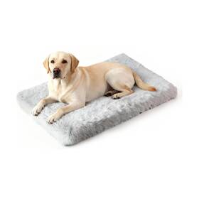 Sph103f-grey Pawstrip 35 22 Orthopedic Dog Bed For Medium Dogs Dual-layer Memory And Egg-crate F... Fast Ship
