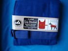 Pet Champion Dog Blanket Synthetic Wool Outer Polar Fleece Inner X-large Blue Brand New 844875002529