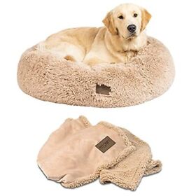 Pet Craft Supply Wellness Calming Dog Bed For Small Dogs Cat