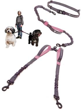 B07kqdc1ll Pet Dreamland Exquisite Hands Free Dual Dog Leash For Medium Dogs. Trending Wais