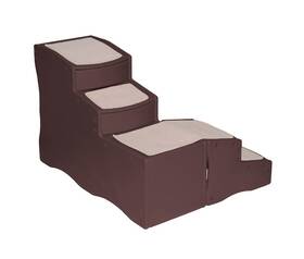 Pg9760ch Pet Gear Inc Easy Step Bed Stair For Cats/dogs Adjusts To Either Side Of Re