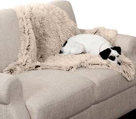 53354493 Pet Products Inc. Waterproof Throw Blanket For Dogs And Indoor Cats Washable - Shaggy Plush Calming