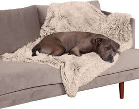 53454493 Pet Products Inc. Waterproof Throw Blanket For Dogs And Indoor Cats Washable - Shaggy Plush Calming
