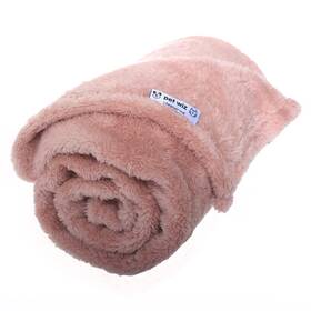 Pet Wiz 060174448645 Fluffy Fleece Blanket - Soft And Warm Throw For Dogs Cats Pink Small 2