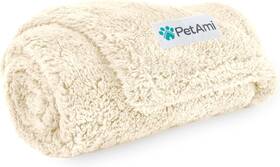 Petami 840168302185 Fluffy Waterproof Dog Blanket For Small Medium Dogs Soft Warm Pet Sherpa
