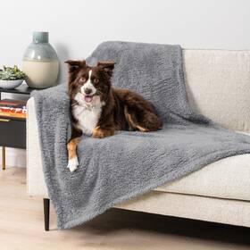 Petami 840168302239 Fluffy Waterproof Dog Blanket For Medium Large Dogs Soft Warm Pet She