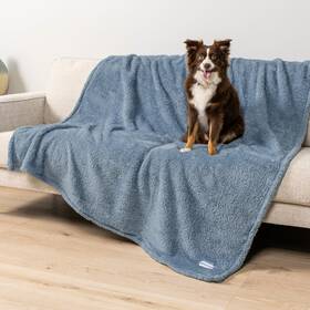 Petami 840168302321 Fluffy Waterproof Dog Blanket For Bed Large Dogs Soft Warm Pet Sherpa