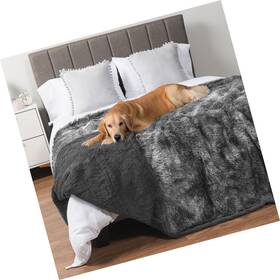 Petami 840168306459 Waterproof Dog Blanket For Large Calming Pet Bed Couch Co