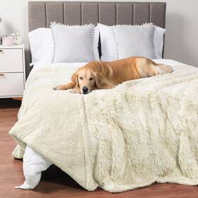 Petami 840168306466 Waterproof Dog Blanket For Large Calming Pet Bed Couch Co