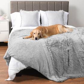 Petami 840168306473 Waterproof Dog Blanket For Large Calming Pet Bed Couch Co