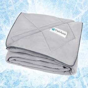 Petami 840168306862 Premium Cooling Dog Blanket Lightweight Fluffy Pet Throw Bed