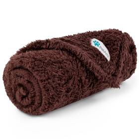 Petami 840168312290 Dog Blanket For Small Dogs Brown Fluffy Soft Puppy Sherpa Fl