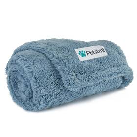 Cwbd-ad815 Petami Fluffy Waterproof Dog Blanket For Small Medium Dogs Soft Warm Pet She