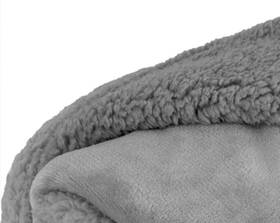 Pet-b7007wp-x-tptp Petami Waterproof Dog Blanket Light Grey Sherpa 60 X 40-innew