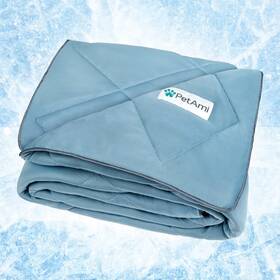 San-te-19 Petami Cooling Dog Blanket 29x40 In Reversible Fluffy Lightweight Throw