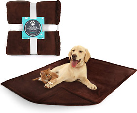 Petami Waterproof Dog Blanket For Couch Sofa Sherpa Pet Fo