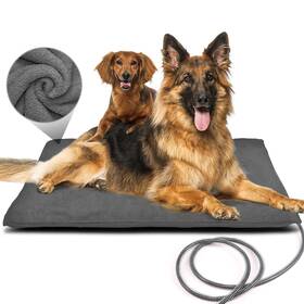 Petnf 709127112725 Outdoor Heated Pet Bed With Waterproof Cover Heating Pads For Dog S