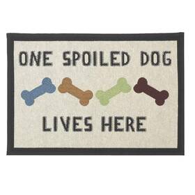 10215 Petrageous One Spoiled Dog Tapestry Non-skid Machine Washable Place
