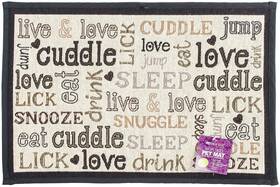 10218 Petrageous Cuddles Tapestry Dog And Cat Non-skid Machine Washable Place