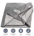 Pf-pb3a Petfusion Premium Small Dog Or Cat Blanket Reversible Gray Micro
