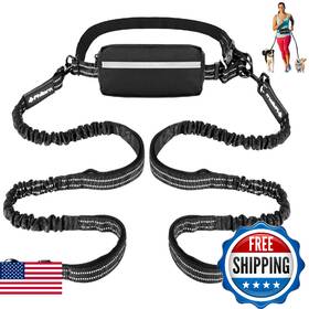 B0drvkd85v Philorn Hands Free Dog Leash For 2 Dogs Adjustable Waist Medium Large