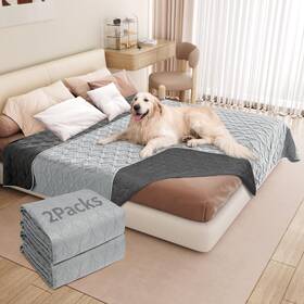 Wdb-lgdg-8282-2 Pick For Life 2 Packs Waterproof Dog Blankets Washable Large Pet Couch Covers Prot