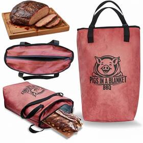 Smk-500 Pigs In A Blanket Bbq For Resting Meat - Washable Insulated Bag 18in Reusabl