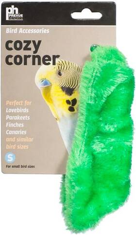 1160g Prevue Pet Cozy Corner Fleece Bird Blanket - Small Green