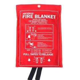 Priorman 797032613321 Large Fire Blanket For Home Xl 59x59 79x79 Inches Emergency Blankets Kit