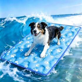 Prisay 794808157348 Dog Cooling Mat Extra Large Bed For Indoor And Outdoor Q-max