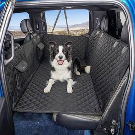 Pryze Pyz-dcsc-001 Dog Car Seat Cover For Back With Mesh Window And Side Flap... Fast Ship