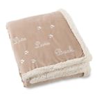 Ptb-llb Best Friends Pet Throw Blanket Dog Cat Warm Winter Soft Comfortable Travel Home Bed Nap Beige 070977519249