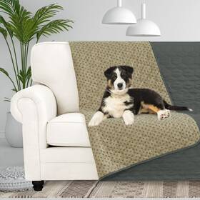 Pfm17-003 Purefit 100% Waterproof And Anti-slip Dog Bed Cover Washable Pet Blanket Stain Resi