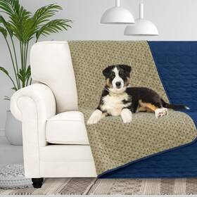 Pfm17-012 Purefit 100% Waterproof And Anti-slip Dog Bed Cover Washable Pet Blanket Stain Resi