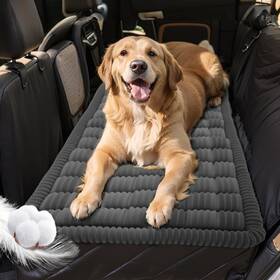 Pcsc-008 Puxinargo Backseat Pet Bed Mat Plaid Dog For Car Back Seat Flannel Covers