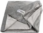 Pztmcegybf General Pet Blanket Reversible Gray Micro Plush 859473002536