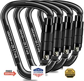 B0bw4d2flp Qiwymhw Auto Locking Carabiner Heavy Duty 25kn Uiaa Certified Climbing Carabin