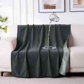 Qiyi 977650774008 Waterproof Blanket For Bed Couch Sofa Small Washable Reversible And Reusa