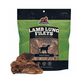 Redbarn Pet Products 785184310113 Lamb Lung Filets - Oven Roasted Jerky-style Dog Treats Fla... Fast Ship