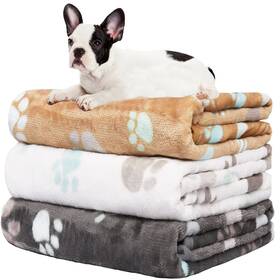 Rezutan 774728839838 Upgraded Dog Blankets For Medium Dogs 3 Pack Cat Washable Soft