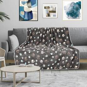 Rezutan 774728842807 Upgraded Flannel Blankets For Large Dogs And Cats Soft Washable Pet Mat Throw