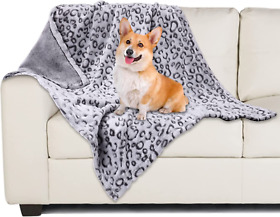 Rezutan Dog Blankets For Large Dogs 41x31 Inch Grey