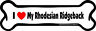 Rhodesian Ridgeback Imagine This Bone Car Magnet I Love My