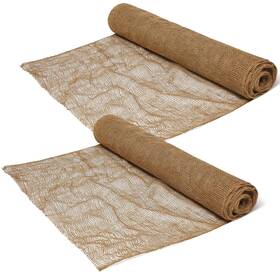 Netting-075 Riakrum 2pcs Erosion Control Blanket Burlap Netting Mesh Contr