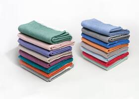 Royal Blue Soft Acrylic Herringbone Throw Blanket 606114636281